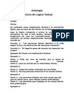 Ejercicio de Lógica Textual