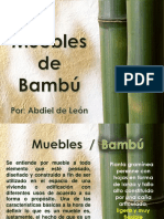 Muebles de Bambú