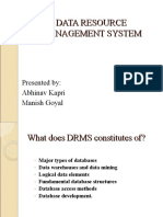 DRMS Data Resource Management System