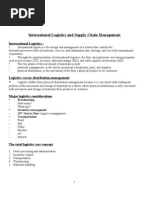 International Logistics &amp Supply Chain Management