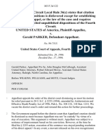 United States v. Gerald Parker, 103 F.3d 122, 4th Cir. (1996)