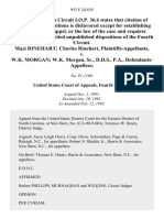 Mazi Rinehart Charles Rinehart v. W.K. Morgan W.K. Morgan, SR., D.D.S., P.A., 953 F.2d 639, 4th Cir. (1992)