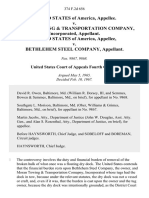 United States v. Moran Towing & Transportation Company, Incorporated, United States of America v. Bethlehem Steel Company, 374 F.2d 656, 4th Cir. (1967)