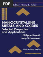 Nanocrystalline Metals and Oxides (2002)