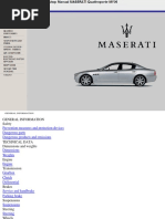 Maserati QP 2006 - 2007 Workshop Manual