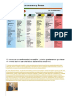 Alimentos Alcalinos y Acidos