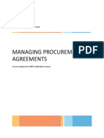 19-2 Managing Procurement Agreements