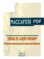 Fibras de Acero Wirand, Elemento Estructural para El Refuerzo Del Shortcrete