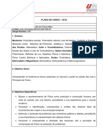 9 Plano de Curso de Física