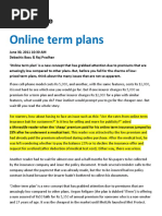 Online Term Plans (ML-30!06!2011)