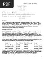 Labor 1 Tenazas vs. R.Villegas Taxi Transport: Supreme Court