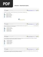 Avaliando o Aprendizado - Parasitologia Básica