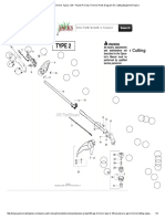 Poulan PP125 Gas Trimmer Type 2, 125 - Poulan Pro Gas Trimmer Parts Diagram For Cutting Equipment Type 2