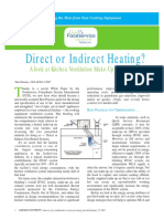 Direct or Indirect Heating?: A Look at Kitchen Ventilation Make-Up Air Systems