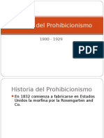 Historia Del Prohibicionismo