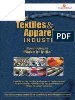 Textiles and Apparel Industry - Contributing To Make in India - ASSOCHAM