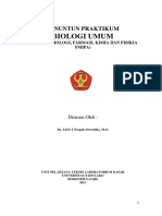 Penuntun Praktikum Biologi MIPA Untad