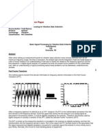 Basic Signal Procesing For Vibration Data Colleciton