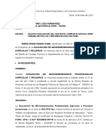 Solicita Revisión Proyecto - Agric. - Amiempap