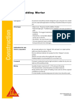 Sika PDS - E - Sika Padding Mortar PDF