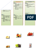 Triptico Sobre La Ensalada de Fruta