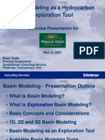 Basin Modeling As A Hydrocarbon Explorat