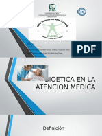 Bioetica en La Atencion Medica