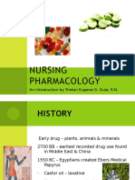 Nursing Pharmacology: An Introduction by Tristan Eugene G. Gula, R.N