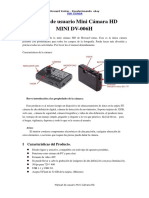 Manual de Usuario Mini Cámara HD