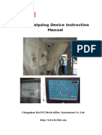 Baoyi: Gas Analyzing Device Instruction Manual