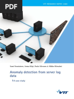 Anomaly Detection From Server Log Data: A Case Study