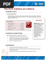 The Pork Industry at A Glance: Lesson Introduction