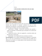 Proceso Constructivo y Planos de Una Vivienda