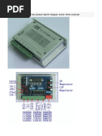 HY-DIV168N-3.5A Two Phase Hybrid Stepper Motor Drive Manual