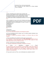 Exercícios Sobre Ar 6º