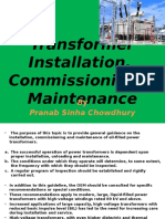 Transformer Installation & Commissioning With Maintenance