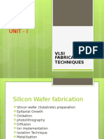 Unit - I: Vlsi Fabrication Techniques