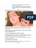 6 Señales Que Demuestran Que Tu Pareja Ya No Te Ama