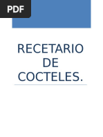 Recetas de Cocteles