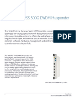 PR1602018219EN 1830 PSS 500G Muxponder Card Datasheet