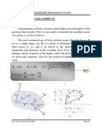 Resultants and Equilibrium: 3-1 Resultants