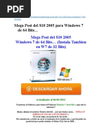 Ayuda para Instalar s10 2005 Win 7