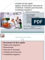 Hemoterapia - Universidad SJB