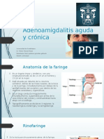 Adenoamigdalitis Aguda y Crónica