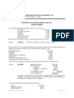 Reviewer & Answers (Inventories)