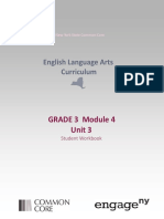 English Language Arts Curriculum: GRADE 3 Module 4 Unit 3