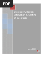 Project Report Busduct Design Cost Estimation PDF