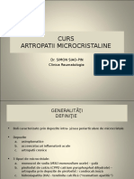 Artropatii Microcristaline