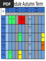 Students Schedule 2016-17