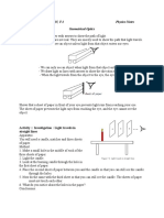 Geometrical Optics Notes